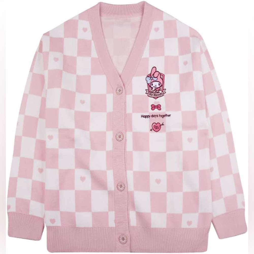 Women's Japan Cute Cardigan Sweater Kawaii JK Uniform Cardigan Cosplay My Melody